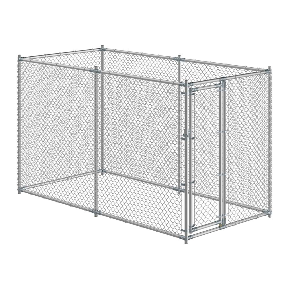 Lucky Dog® Chain-Link Kennel - 5' x 10'