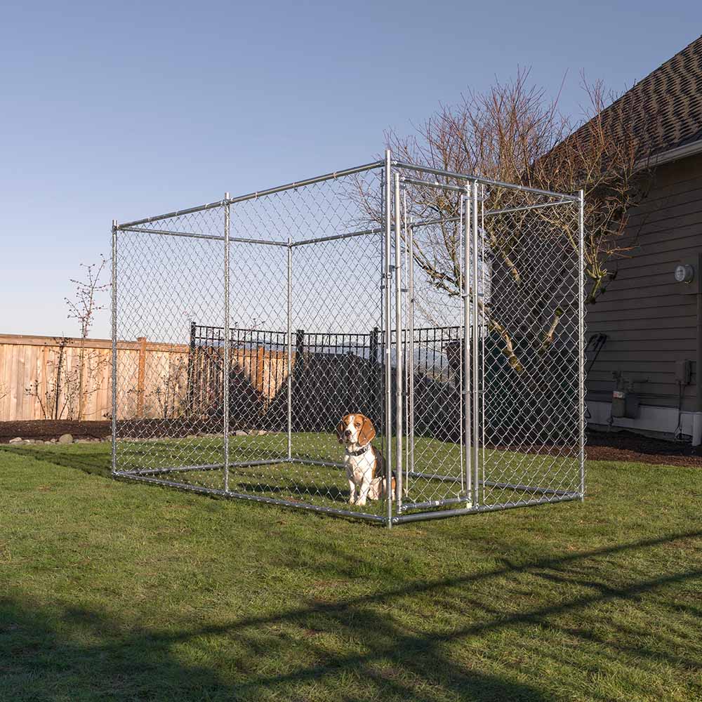 Lucky Dog® Chain-Link Kennel - 5' x 10' - Image 6
